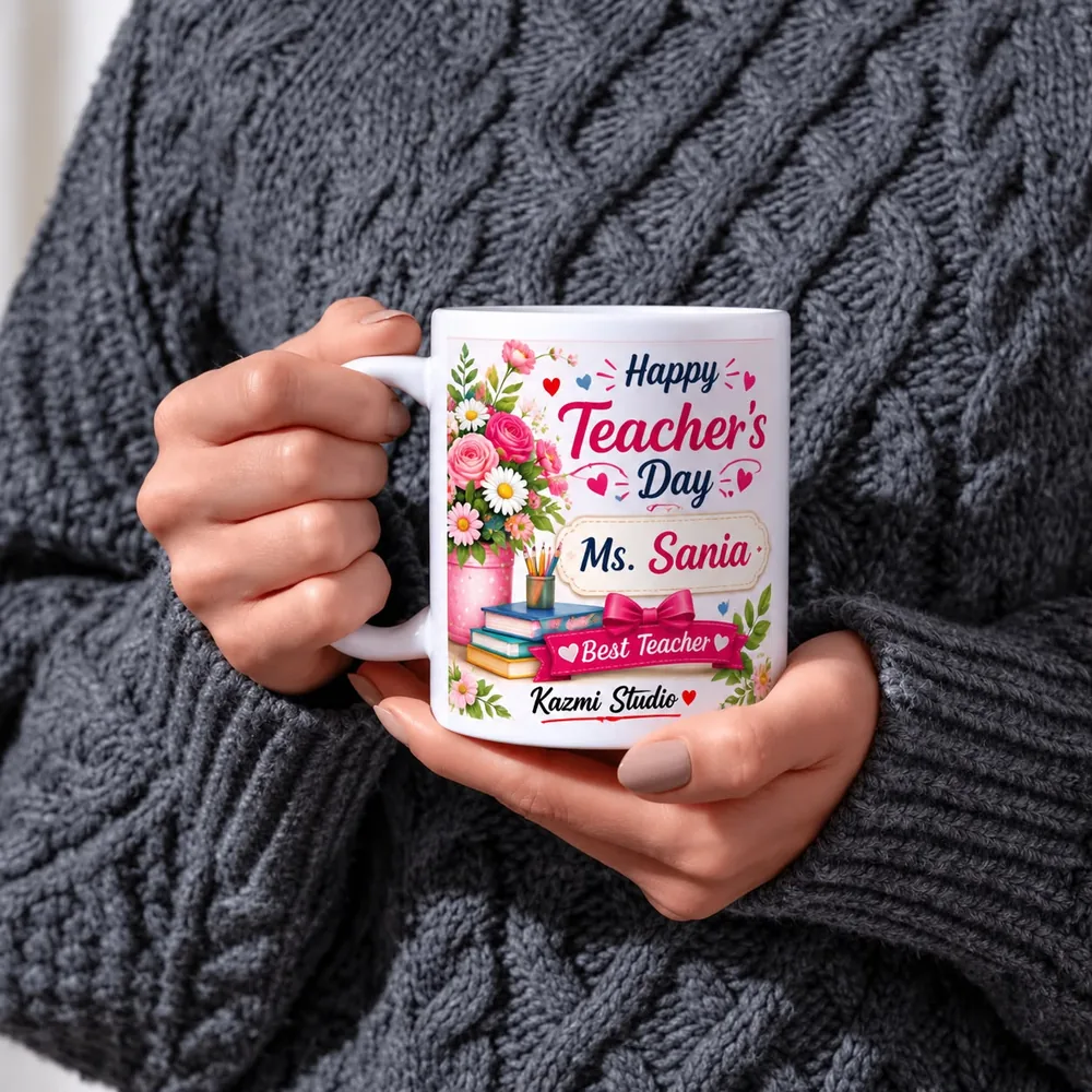 Personalized printed mug
